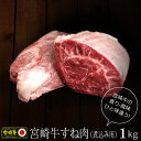 【ふるさと納税】宮崎牛 牛スネ 煮込み用 合計1kg（500g×2パック）牛すね肉 国産 小分け 冷凍 送料無料 1