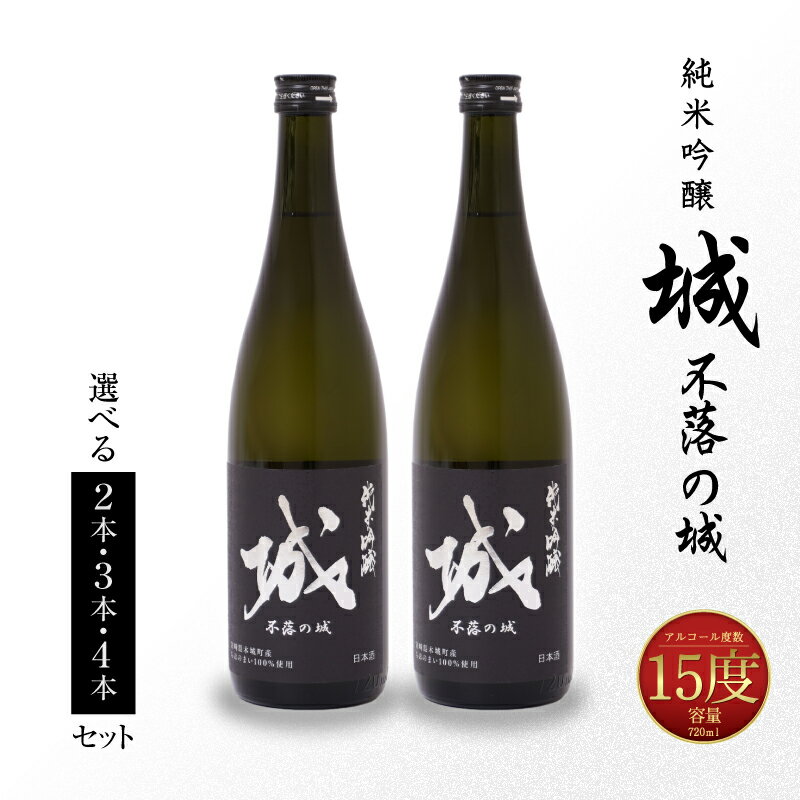 【ふるさと納税】【7日以内に発送！】日本酒 純米吟醸「城 〜