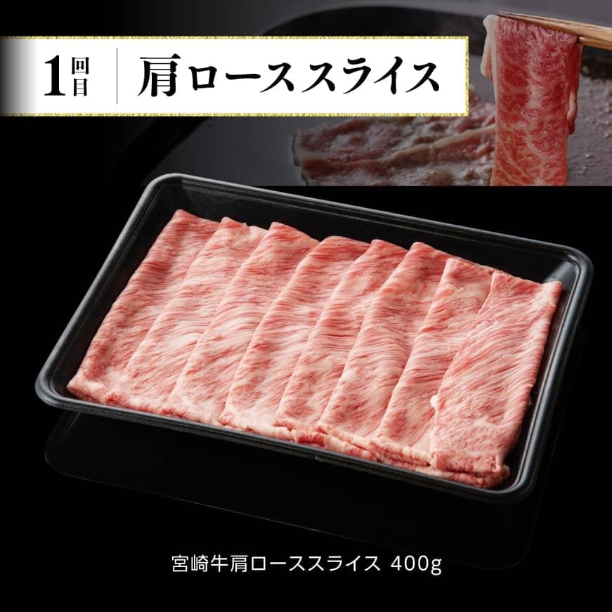 【ふるさと納税】【定期便】宮崎牛 12ヶ月定期便A (肩ローススライス/ロースステーキ/ウデスライス/モモ焼肉/肩ロース焼肉/バラ焼肉) - 全12回 4大会連続内閣総理大臣賞 牛 国産 宮崎県産 黒毛和牛 和牛 カルビ 送料無料 宮崎県川南町 D00674t12 f454052-kawaminami-10001514 宮崎県川南町 サンプル画像3