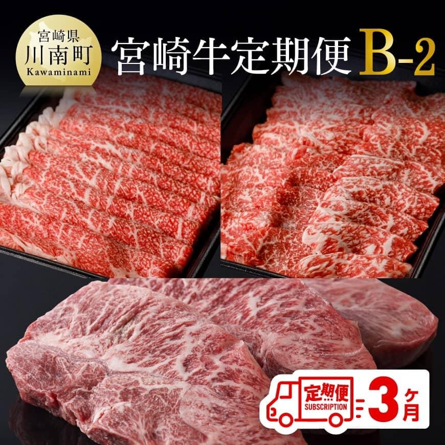 ※レビューキャンペーン※[定期便]宮崎牛 3ヶ月定期便B-2(ウデスライス/モモ焼肉/ミスジステーキ) 4大会連続日本一 宮崎牛 肉 牛肉 セット 国産 宮崎県産 黒毛和牛 和牛 ミヤチク BBQ 宮崎県 川南町 送料無料 E0683t32