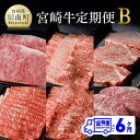 30位! 口コミ数「0件」評価「0」【定期便】宮崎牛 6ヶ月定期便B - 肉 牛肉 国産 宮崎県産 黒毛和牛 和牛 ロースステーキ 肩ロース焼肉 ヒレステーキ ウデスライス モ･･･ 