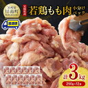【ふるさと納税】※レビューキャンペーン※ 選べる発送月 宮崎県産鶏肉 若鶏 もも肉 3kg (250g×12袋) 肉 鶏 鶏肉 国産 モモ とりもも 若鳥 九州産 鳥 唐揚げ 小分け 使いやすい 便利 F0904