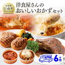 【ふるさと納税】 洋食屋さんのおいしいおかずセット 【6ヶ月定期便】ハンバーグ チキン南蛮 ドリア グラタン シチュー カレー スペアリブ 手作り たっぷり お...