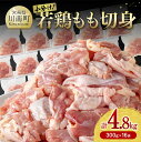 小分け！九州産若鶏 もも切身 4.8kg- 国産 九州産 鶏肉 肉 とり もも もも肉 モモ たっぷり 4kg オーバー 4.8kg 大量 からあげ 唐揚げ チ...