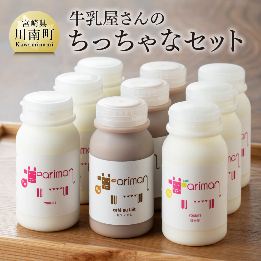 飲むヨーグルト セット 乳製品ドリンクタイプ 飲みきりサイズ ヒューグルト新鮮な生乳 濃い 低温殺菌 ちっちゃなセット おうち時間 お取り寄せ 九州 宮崎県 川南町 送料無料