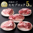 【ふるさと納税】 川南ポーク モモブロック5kg 宮崎県産 九州産 川南町産 豚肉 ぶた肉 おうちごはん 送料無料 D05010