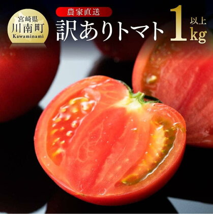 【訳あり】宮崎県産とまと 川南町産トマト1kg（9～18個） - とまと トマト 宮崎県産 川南町産 農家直送 送料無料 E6602