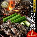 【ふるさと納税】※レビューキャンペーン※宮崎県産鶏肉 せせりの炭火焼 1kg - 肉 鶏 鶏肉 セセリ 炭火焼 ジューシー 宮崎名物 E7209