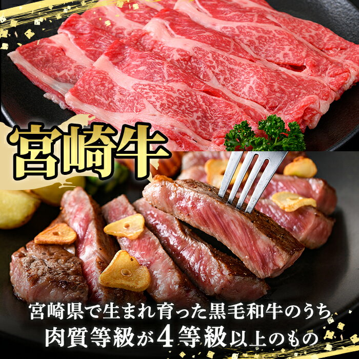 【ふるさと納税】宮崎牛モモバラすき焼き(300g)A4 A5 牛肉 しゃぶしゃぶ 鍋 精肉 お肉 スライス お取り寄せ 黒毛和牛 ブランド和牛 冷凍 国産【P-15】【南日本フレッシュフード株式会社(日本ハムマーケティング株式会社)】