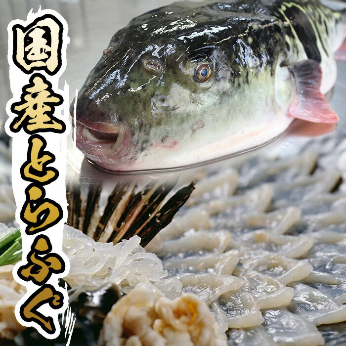 【ふるさと納税】とらふぐセット (1人前) ふぐ フグ 河豚 刺身 刺し身 さしみ ふぐ刺し あら身 おもてなし 晩酌 ポン酢 ぽん酢 国産 特別な日に 冷凍 【とらふぐ家】