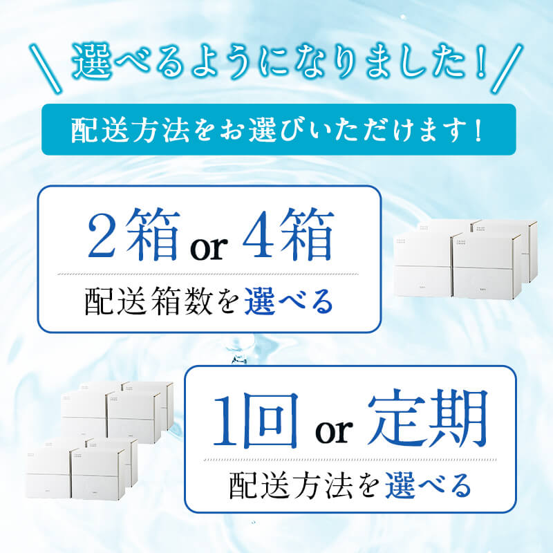 【ふるさと納税】【配送方法が選べる】天然アルカリ温泉水 財寶温泉 ホワイトデザイン 11L (通常便：2箱or4箱 /定期便：2箱×3～6回・計6~12箱) 【財宝】A1-22477