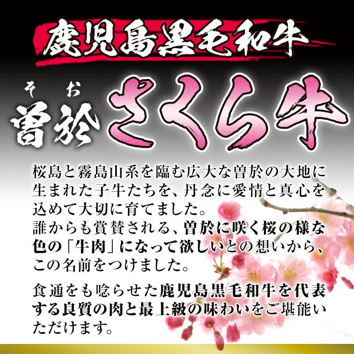 【ふるさと納税】希少！曽於さくら牛 カルビ赤身肉コース！(焼肉用400g、スライス400g：計800g) 鹿児島県産 国産 黒毛和牛 和牛 牛肉 牛 肉 カルビ 焼肉用 スライス 赤身肉 冷凍【福永産業】