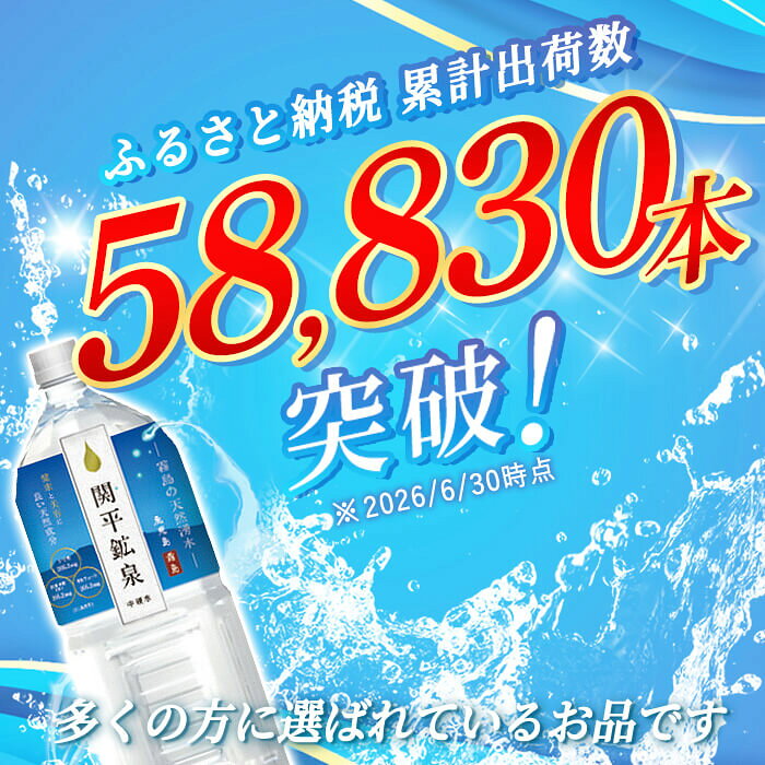 【ふるさと納税】《選べる発送》関平鉱泉2Lペットボトル(計10本〜30本) 水 2l ミネラルウォーター 温泉水 シリカ シリカ水 ミネラル成分 飲料水 2リットル 水2リットル 定期便 通常便【関平鉱泉所】