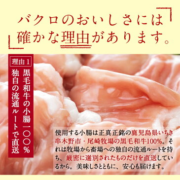 【ふるさと納税】【厳選】鹿児島県産黒毛和牛 丸腸(まるちょう) ホルモン もつ鍋・焼肉用(700g)冷凍でお届け！【バクロ】