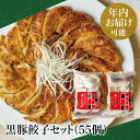 【ふるさと納税】【年内お届け指定OK】黒豚餃子セット(55個...