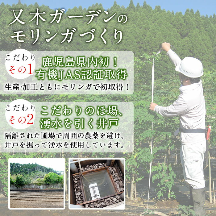 【ふるさと納税】≪数量限定≫鹿児島県志布志産モリンガ使用！Matakiさん家のモリンガせっけん(80g×2個)モリンガ粉末を石鹸に練りこみました！【又木ガーデン】a2-003