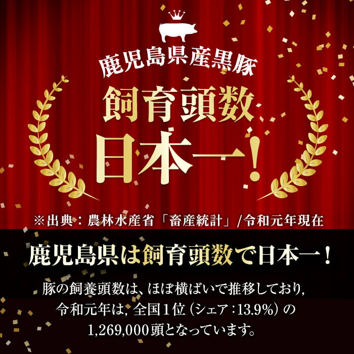 【ふるさと納税】豚の飼養頭数日本一！鹿児島県産黒豚しゃぶしゃぶセット(計800g・肩ロース、バラスライス 各400g) お鍋 冷しゃぶ しゃぶしゃぶ 焼きしゃぶ ロース 豚バラ バラ 小分け 国産 鹿児島県産【ナンチク】a0-287