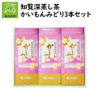 【ふるさと納税】知覧深蒸し茶 かいもんみどり3本セット