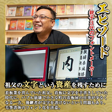 【ふるさと納税】PC用毛筆フォントシリーズ<全179書体セット>アニメ「鬼滅の刃」やテレビ番組等でも採用されている文字フォント!Windows・Mac対応!説明書付きのDVDパッケージ【昭和書体】