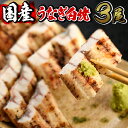 【ふるさと納税】うなぎ白焼き3尾!国産鰻を炭火でじっくり手焼き!秘伝自家製ダレもうなぎの美味さの秘訣!【尾方屋】