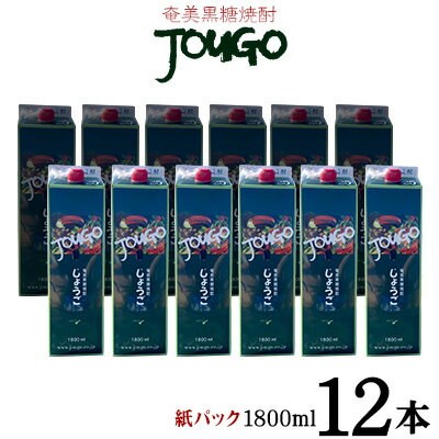 【ふるさと納税】奄美黒糖焼酎 じょうご 25度（紙パック1800ml×12本）