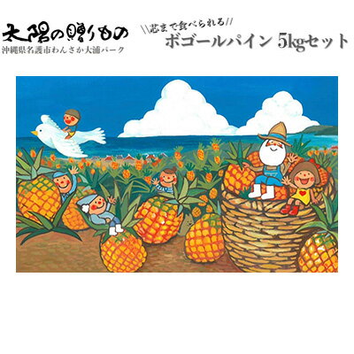 【ふるさと納税】2024年【わんさか大浦パーク】太陽の贈りもの　名護産パイナップル（ボゴールパイン）5kg 先行予約