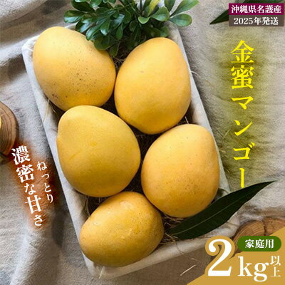 [2024年 先行予約 数量限定]家庭用大容量でお得!金蜜マンゴー 家庭用 2kg 生産者直送