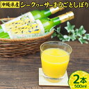 楽天沖縄県名護市【ふるさと納税】シークヮーサーまるごとしぼり500ml 2本セット