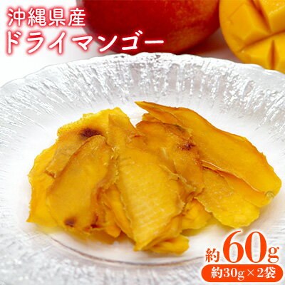 沖縄県産ドライマンゴー 約30g×2袋 合計 約60g おきぽた ドライフルーツ マンゴー スイーツ 専門店 OKIPOTA 南国 天然 スナック フルーツ グルメ 贅沢 高級 人気 おすすめ お土産 ギフト プレゼント 贈り物 沖縄 お取り寄せ