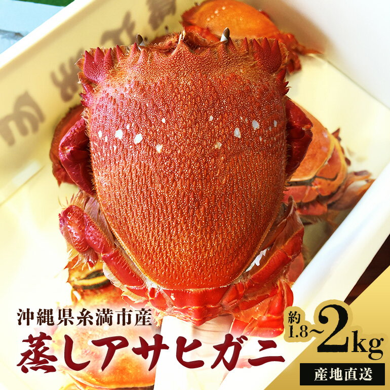 【ふるさと納税】＜産地直送＞沖縄県糸満産蒸しアサヒガニのサムネイル