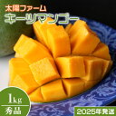 農家直送!太陽ファームのキーツマンゴー1kg(秀品)