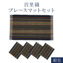 20位! 口コミ数「0件」評価「0」首里織プレースマットセット【紺色】