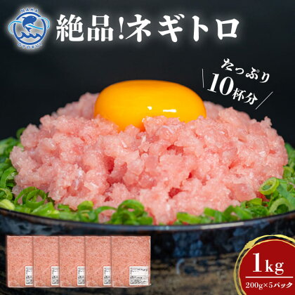 ネギトロ 1kg (200g×5P) 訳あり 簡易包装 マグロ まぐろ 鮪 まぐろたたき 寿司 キハダマグロ