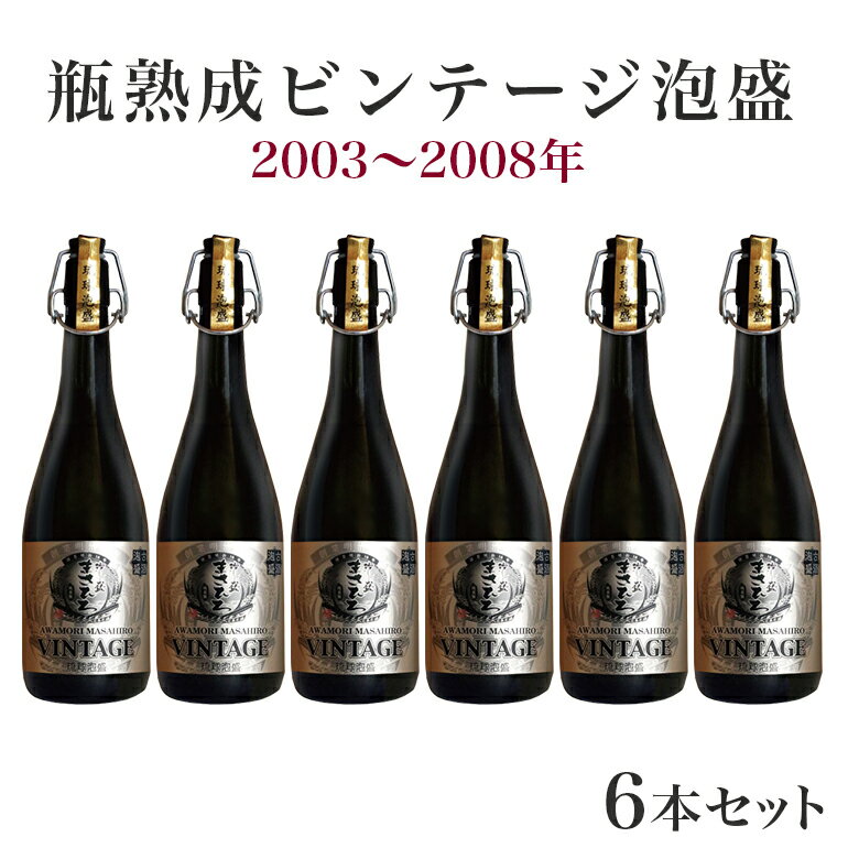 瓶熟成ビンテージ泡盛6本セット(2003年～2008年)