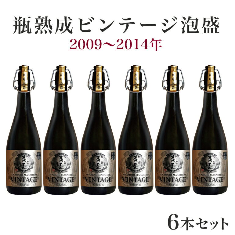 瓶熟成ビンテージ泡盛6本セット(2009年～2014年)