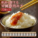 【ふるさと納税】「沖縄のフォアグラ」県民が愛する 沖縄豚肉みそ ( 12個 セット ) ご飯のお供 ごはんのお供 豚肉 味噌 みそ 肉みそ 肉味噌 常温 常温保...
