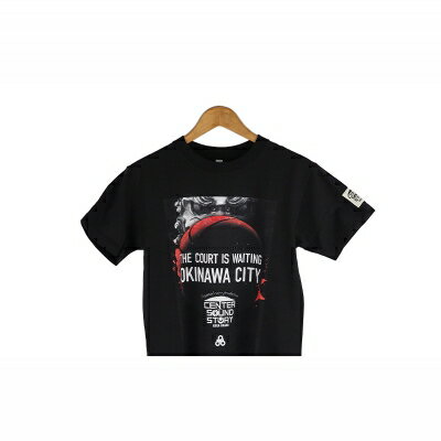 【ふるさと納税】【CSSkb×沖縄市】OKINAWA CITY　コラボ　Tシャツ　黒（Sサイズ）