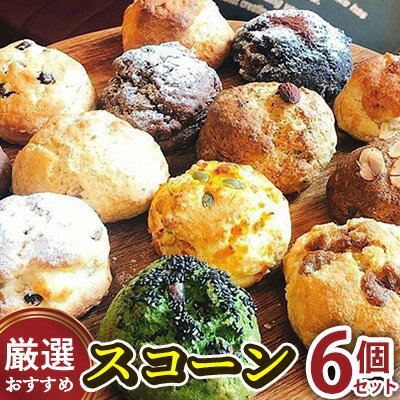 ZEBRA.Bagel　厳選おすすめスコーン6個セット スコーン 専門店 こだわり おまかせ 詰め合わせ 冷凍 国産 お試し 手作り 朝食 おやつ 焼き菓子 洋菓子 沖縄 沖縄県産 ギフト 食べ比べ デザート 個包装 おすすめ