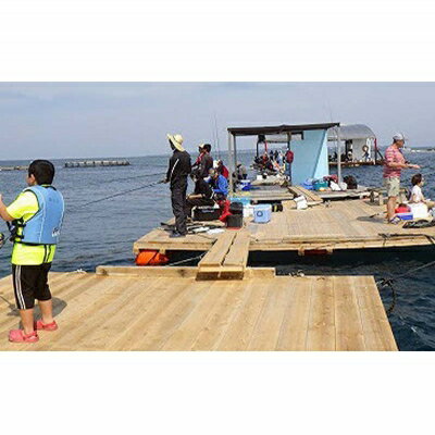 【ふるさと納税】もとぶ町で釣りまくり！【宿泊】プラン　1泊1食4名（イカダ釣り・美ら海水族館・ランチ付）その2