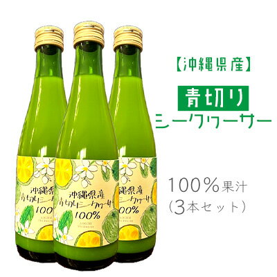 8位! 口コミ数「0件」評価「0」沖縄県産青切りシークヮーサー100％果汁（3本セット）