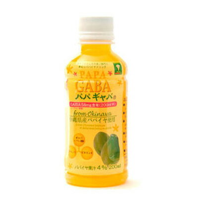 GABA配合パパイヤジュース　パパギャバ（200ml）24本入り