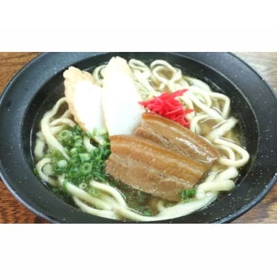 【ふるさと納税】【だるまそば】沖縄そば（豚三枚肉）8食セット