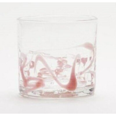 【ふるさと納税】【RYUKYU GLASS WORKS 海風】ポロロカロック　ピンク