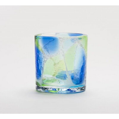 【ふるさと納税】【RYUKYU GLASS WORKS 海風】海想ロックグラス