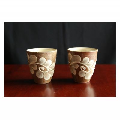 【ふるさと納税】【やちむんカフェ器人】いっちんフリーカップ　2個セット