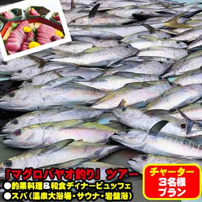 12位! 口コミ数「0件」評価「0」【3名様プラン】マグロ釣りパヤオツアーと釣果料理＆和食ディナービュッフェ（スパ利用券付）