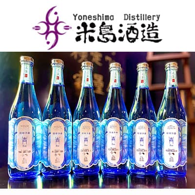 【ふるさと納税】〈米島酒造〉「青/Blue」720ml 6本セット