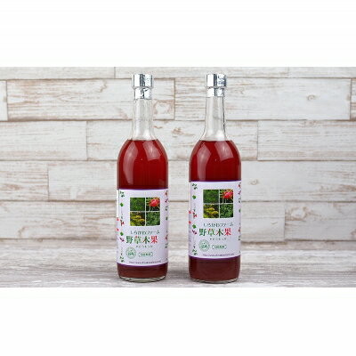 【ふるさと納税】<白川>無添加酵素ドリンク「野草木果(やそうもっか)2本」