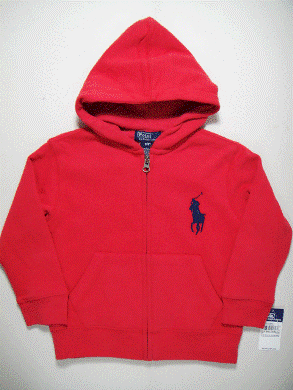 ラルフローレン　Ralph Lauren　ベビー　キッズ”ビックポニー”　ジップアップスウェットパーカ　★サイズ：3T(歳)★　KNR-355