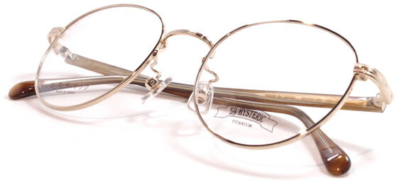 【 おしゃれ メガネ 】59HYSTERIC 《 IMAGINE 》 ゴーキューヒステリック イマジン [ペンタゴン][セルフレーム][クラシック][日本製] 送料無料 メガネケース・メガネ拭き付属